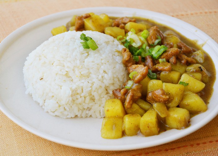 土豆豬肉咖喱飯