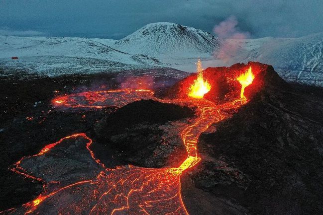 夏威夷火山景觀