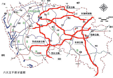 東部快速路區位