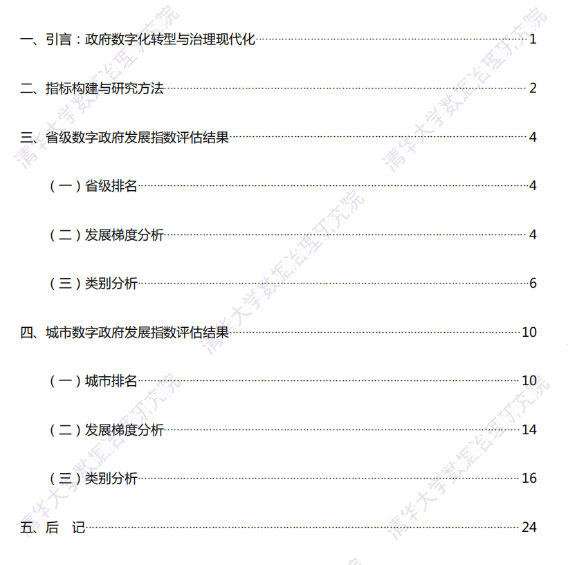 2020數字政府發展指數報告