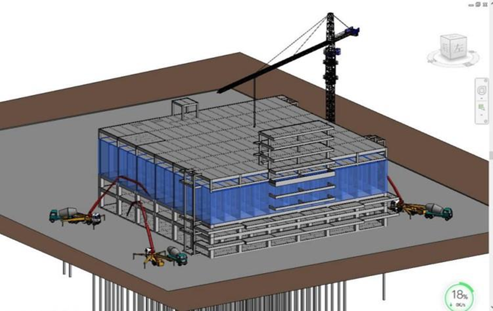 基於BIM技術的大規模矩陣方倉滑模施工工法