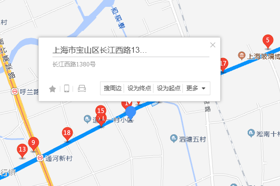 長江西路1380號