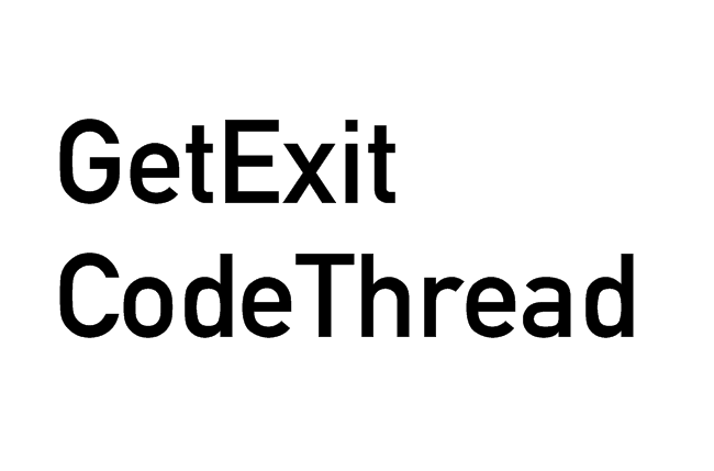 GetExitCodeThread