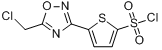 5-[5-（氯甲基）-1,2,4-噁二唑-3-基]-2-噻吩磺醯氯