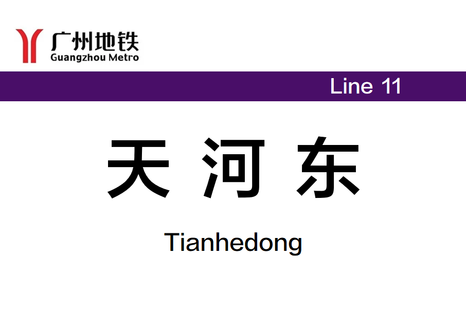 天河東站(中國廣東省廣州市境內捷運車站)