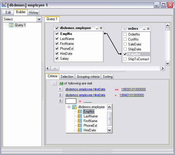 Active SQL Query Builder