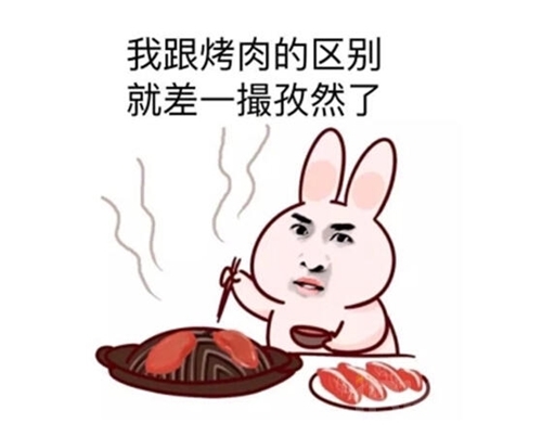 我和烤肉之間只差一撮孜然