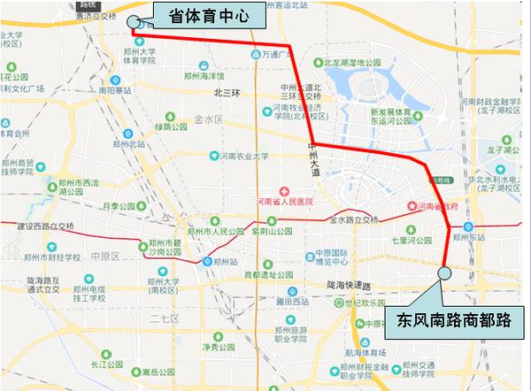 鄭州公交K905路線路規劃圖