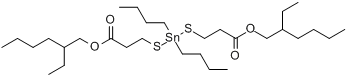 5,5-二丁基-12-乙基-9-氧代-10-氧雜-4,6-二硫雜-5-錫雜十六烷酸-2-乙基己基酯