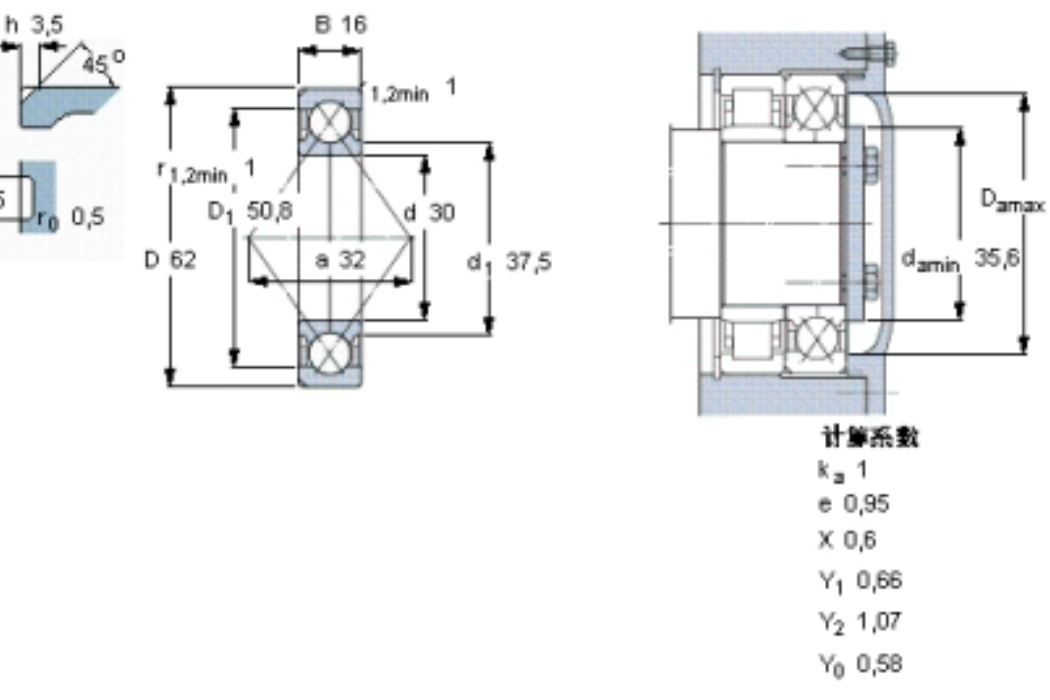 SKF QJ206N2MA軸承