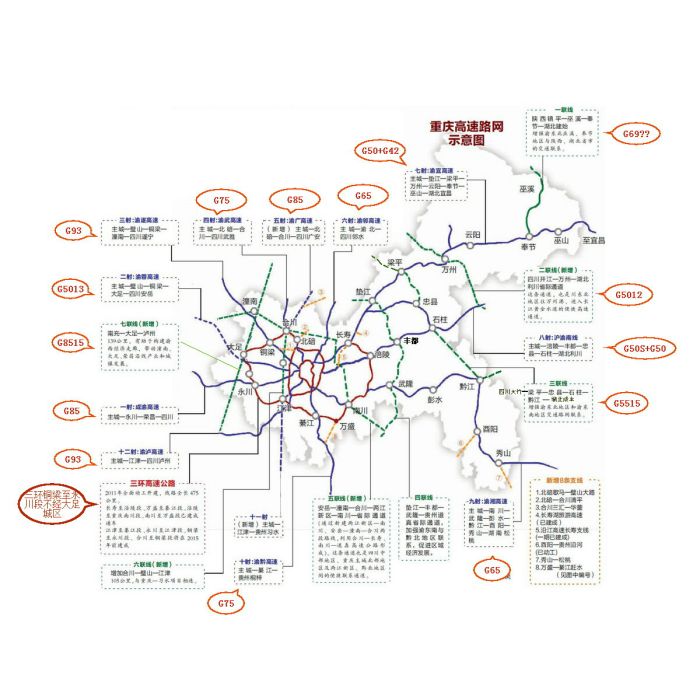 重慶市高速公路網規劃（2013―2030年）