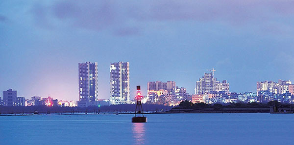 電白沿海港口風光