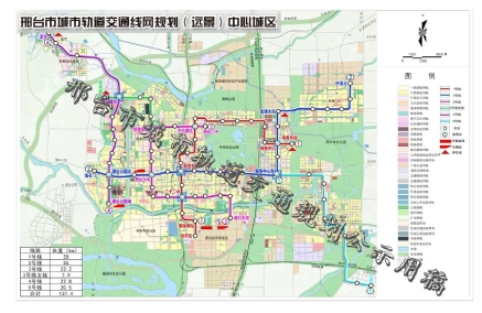 邢台市城市軌道交通遠景中心城區線網