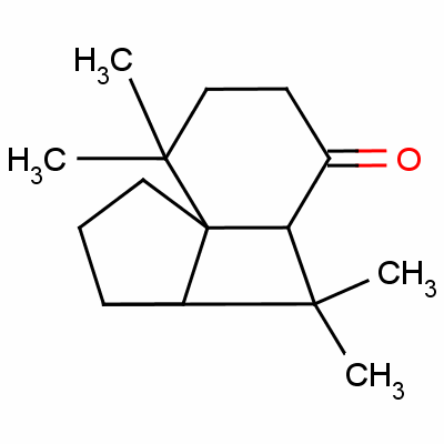 異長葉烷酮的分子結構