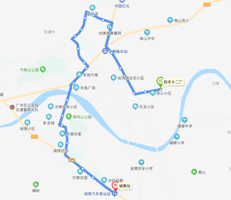 上饒公交廣豐602路