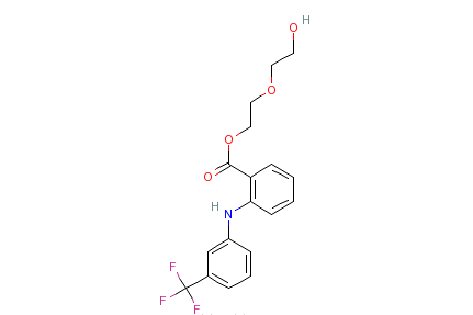 2[[3-（三氟甲基）苯基]氨基]-2-（羥乙氧基）乙基苯甲酸酯