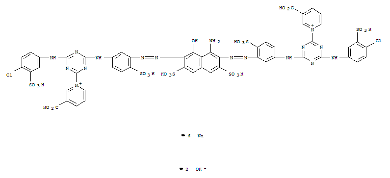 1,1\x27-[（1-氨基-8-羥基-3,6-二磺基-2,7-萘二基）雙[偶氮（4-磺基-3,1-亞苯基）亞氨基[6-[（4-氯-3-磺苯基）氨基]1