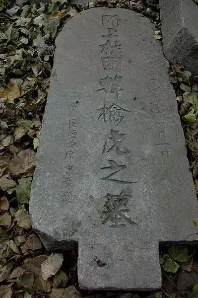 “隋上柱國韓擒虎之墓”碑