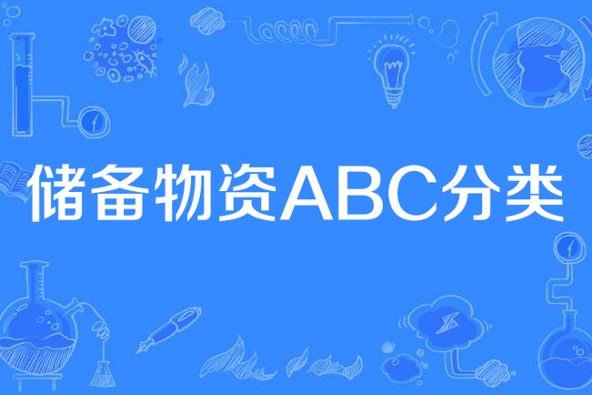 儲備物資ABC分類