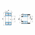 SKF 23124 CCK/W33 軸承