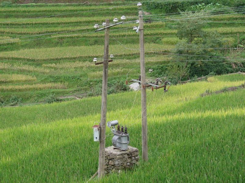 石碑沖自然村通電設備