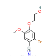 2-溴-4-（2-羥基乙氧基）-5-甲氧基苯甲腈