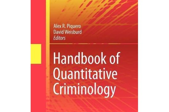 Handbook of Quantitative Criminology