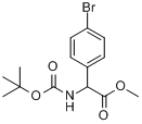 （4-溴苯基）-叔丁氧羰基氨基乙酸甲酯