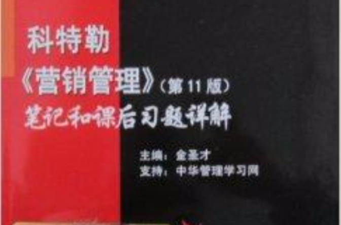 科特勒《行銷管理》筆記和課後習題詳解