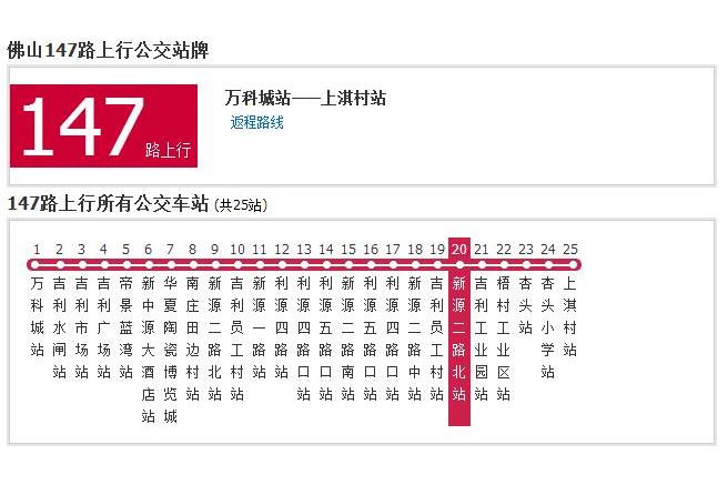 佛山公交147路