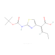 (Z)-2-（2-叔丁氧羰基氨基噻唑-4-基）-2-戊烯酸
