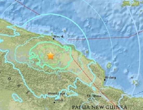 10·8巴布亞紐幾內亞地震