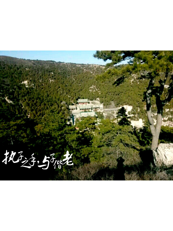 莊頭村俯瞰多福寺全景