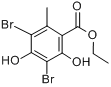 2,4-二羥基-3,5-二溴-6-甲基苯甲酸乙酯