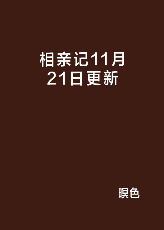 相親記11月21日更新