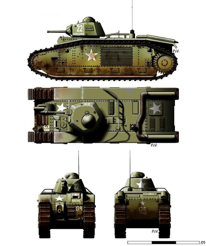 char B1重型坦克