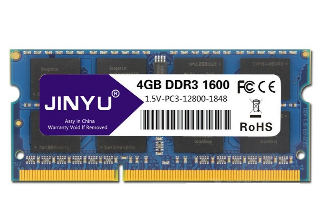 瑾宇海力士晶片DDR3 1600 4GB（筆記本）