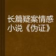 長篇疑案情感小說《偽證》