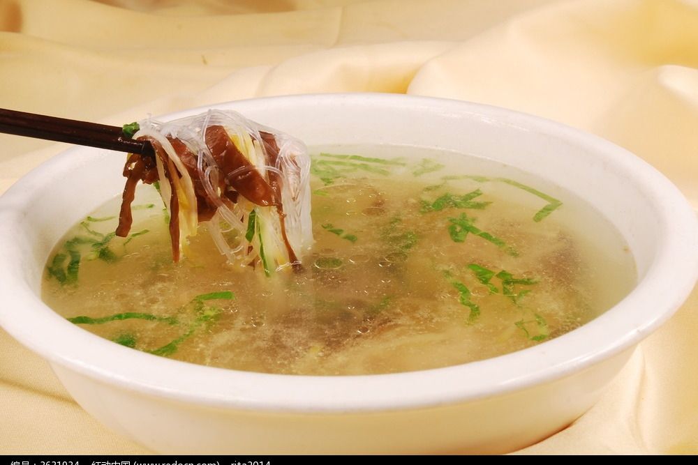 肉絲苔菜湯