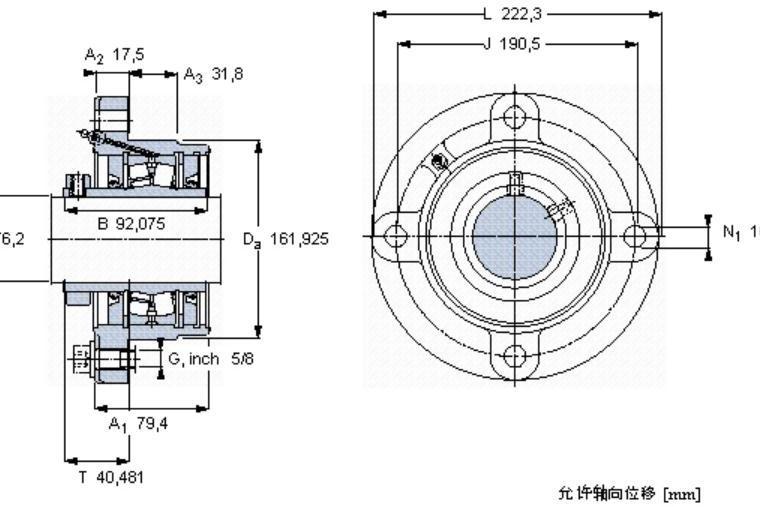 SKF FYRP3-3軸承