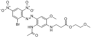 N-[5-（乙醯氨基）-4-[（2-溴-4,6-二硝基苯基）偶氮]-2-甲氧基苯基]-&beta