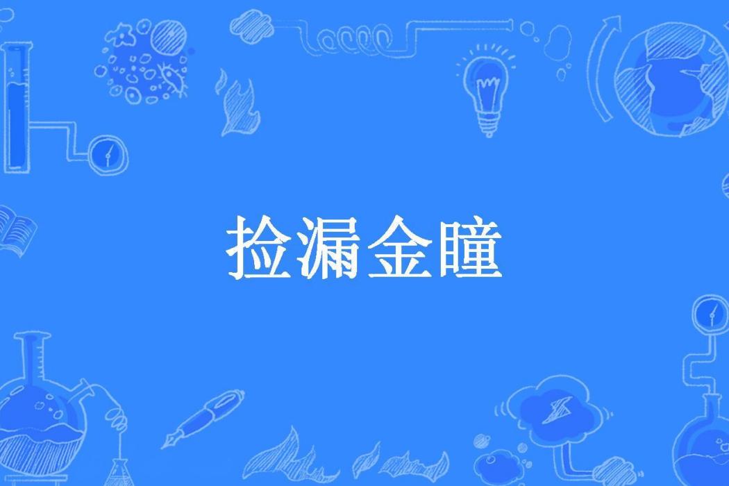 撿漏金瞳(王河所著小說)