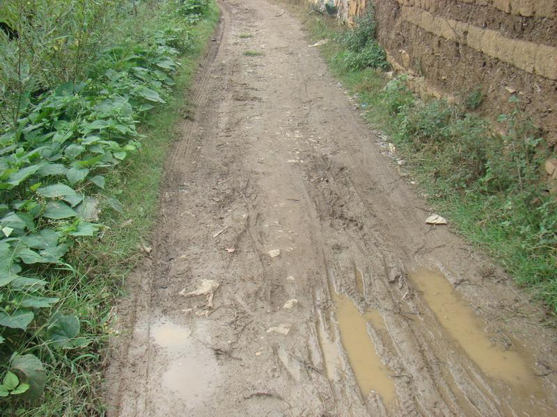 溝上村自然村通村道路