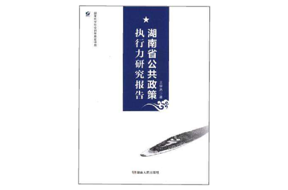 湖南省公共政策執行力研究報告