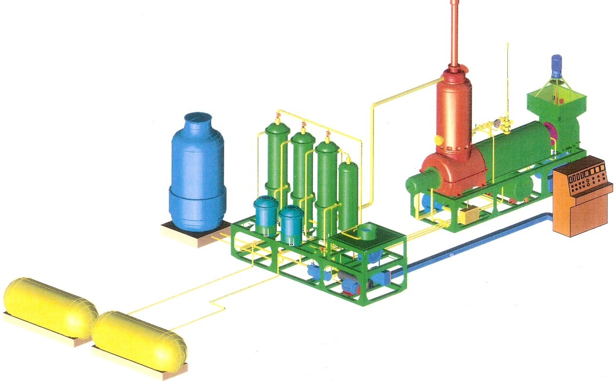 環保型廢塑膠煉油設備