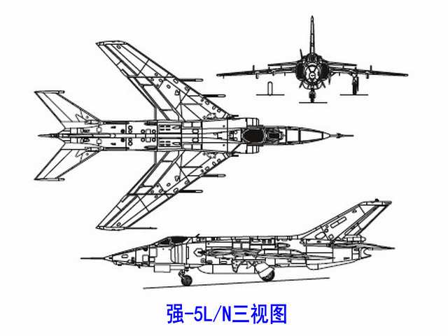 強-5L/N三視圖