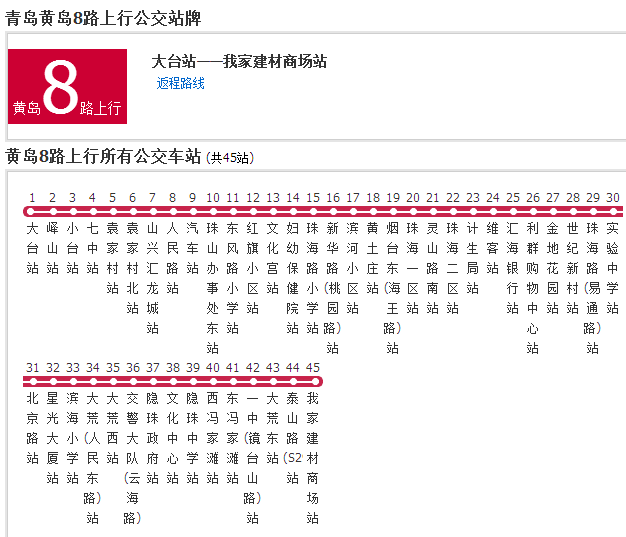 黃島公交8路