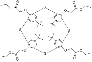 4-叔丁基-1-（乙氧羰基甲氧基）硫雜杯[4]芳烴