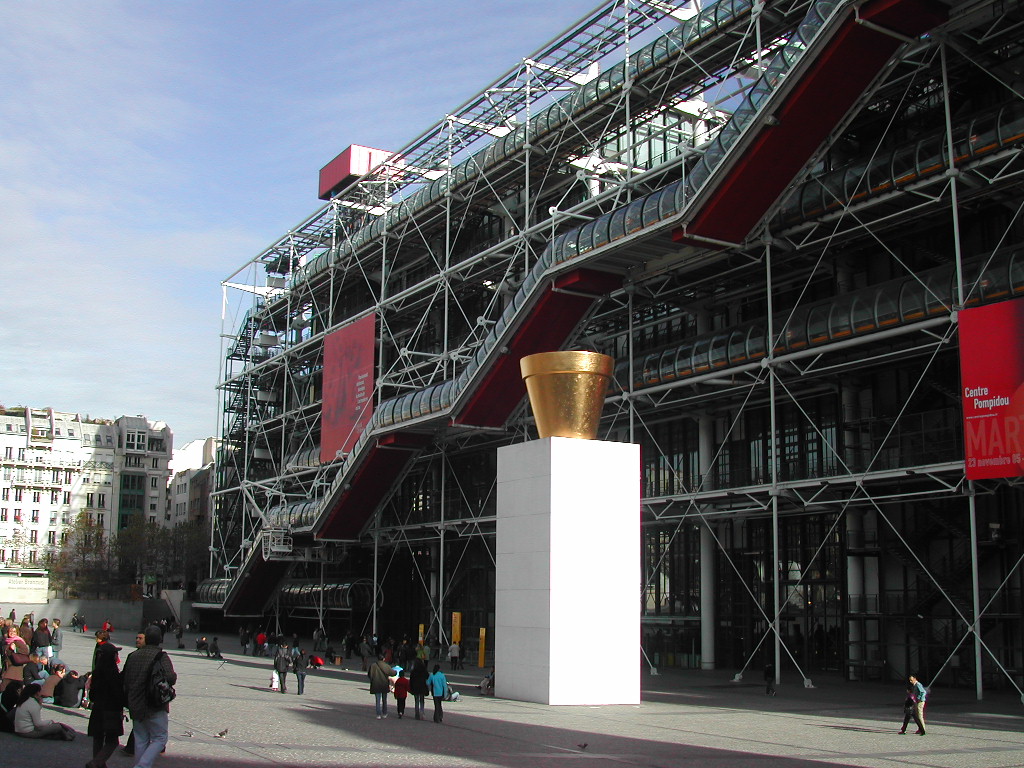 羅傑斯設計巴黎蓬皮杜藝術中心