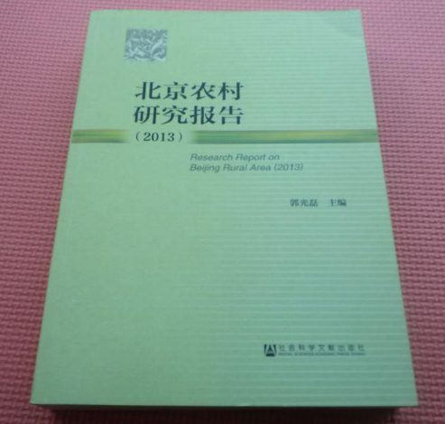 北京農村研究報告(2013)